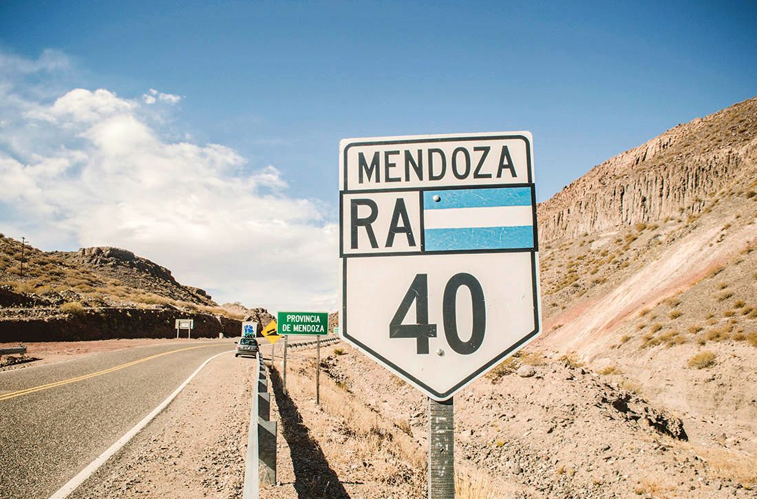 Ruta 40 en Mendoza